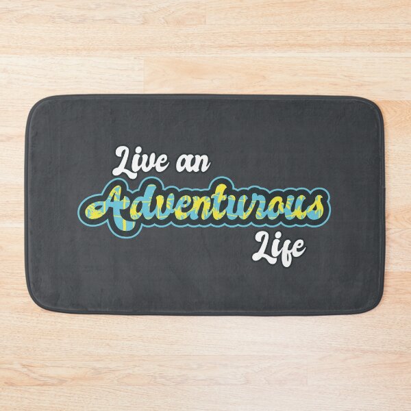 Item preview, Live An Adventurous Life - Blue, Yellow designed and sold by Chubuter.