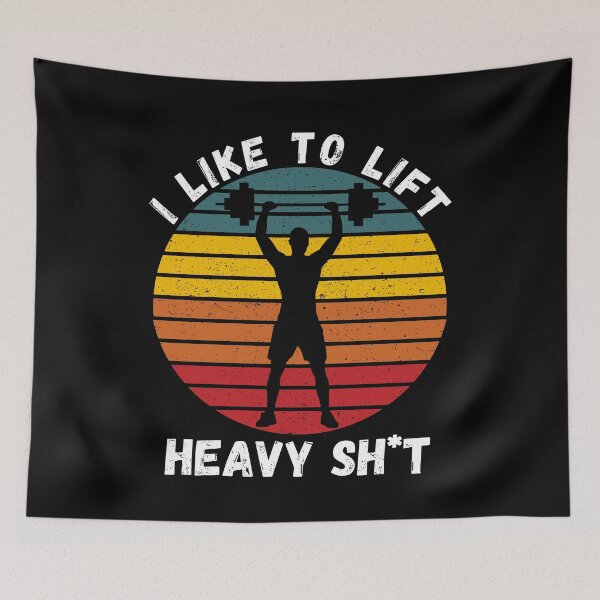 Item preview, I Like To Lift Heavy Sh*t - Fitness Workout designed and sold by Express YRSLF.
