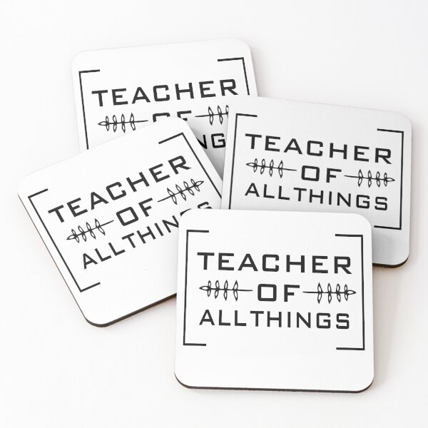 Item preview, Teacher of all things tees black designed and sold by KIKOOSTORE.