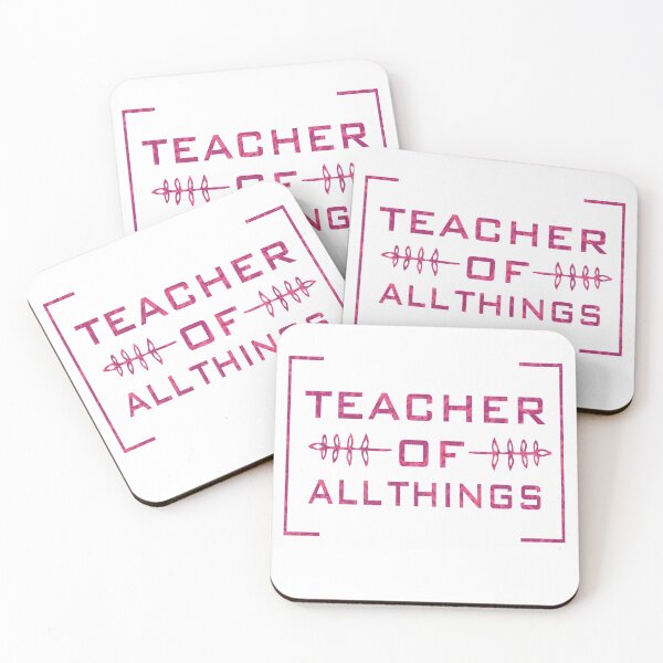 Item preview, Teacher of all things tees magenta designed and sold by KIKOOSTORE.