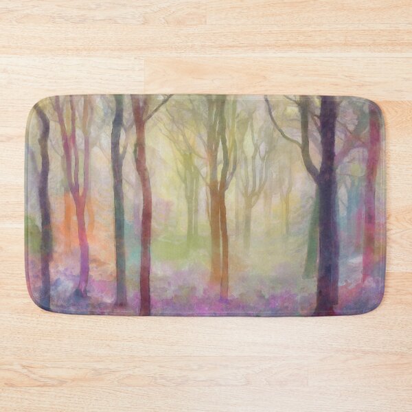 Item preview, Colorful woods painting designed and sold by chris-ellis-art.
