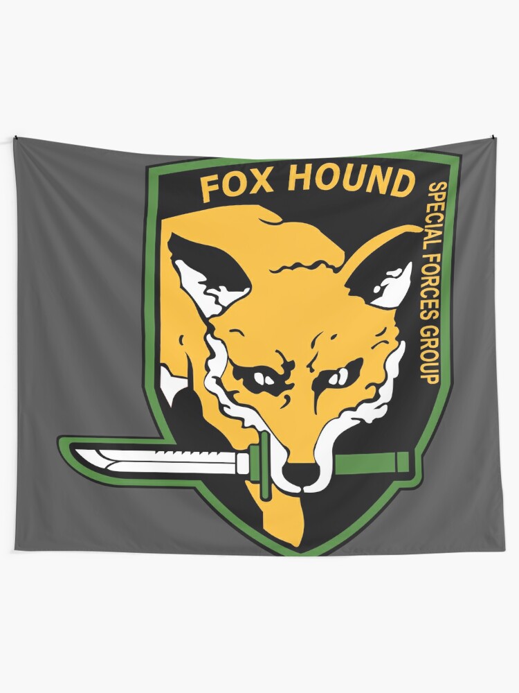 Mgs Foxhound Sfg Logo Tapestry By Mal4kai Redbubble