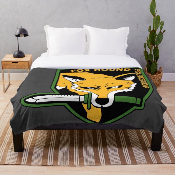MGS - Foxhound SFG Logo Throw Blanket