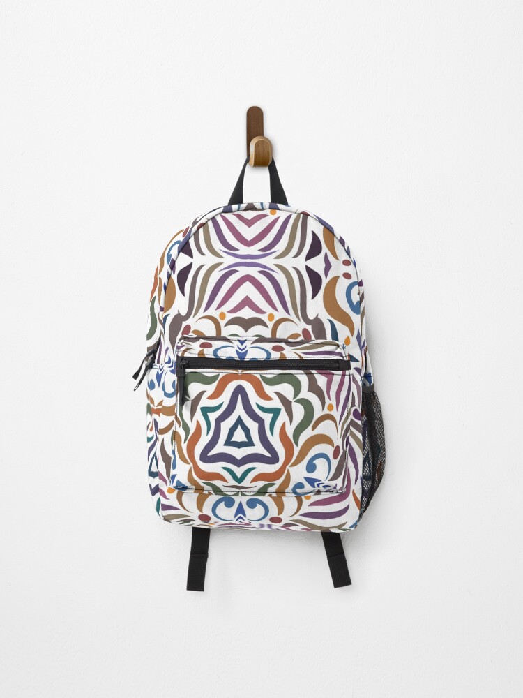 Thumbnail 1 of 3, Backpack, Artistic pattern designed and sold by DrakeDuck.