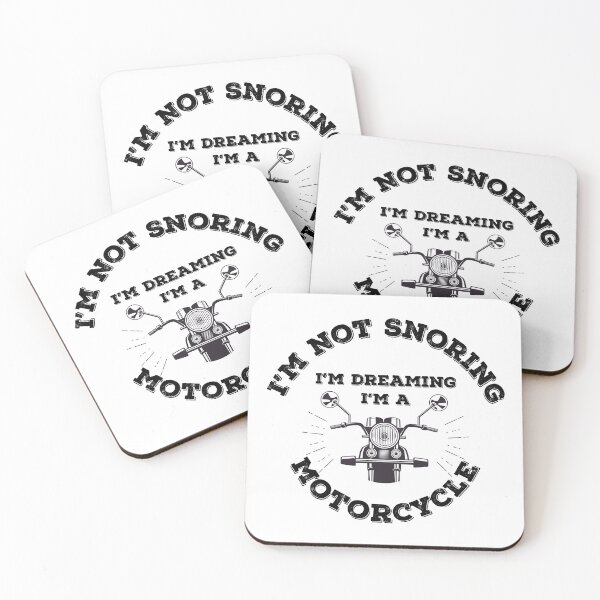 Item preview, I'm Not Snoring I'm Dreaming I'm a Motorcycle Funny Biker Snore designed and sold by Marc Scott-Parkin.
