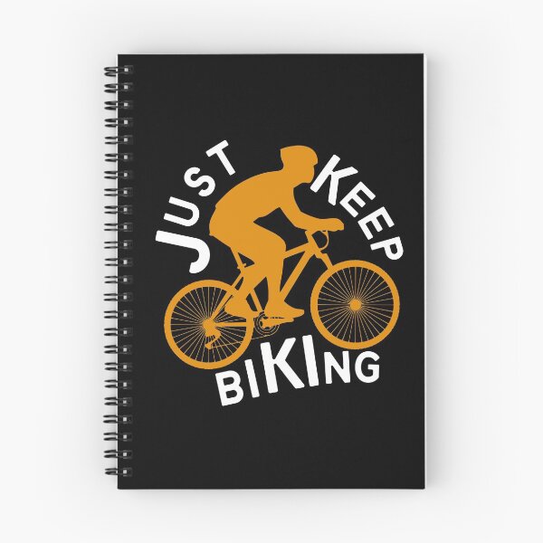 Item preview, Just Keep Biking - biker man silhouette  designed and sold by Atleta-Cali.