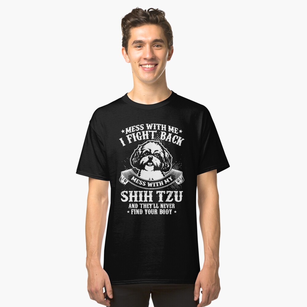 shih tzu t shirts for sale