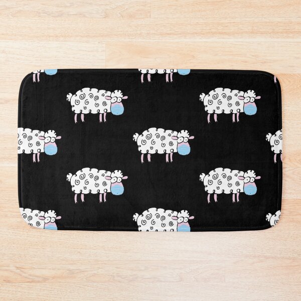 Item preview, Masked sheep Mask, cute sheep wearing mask designed and sold by Pattycool.