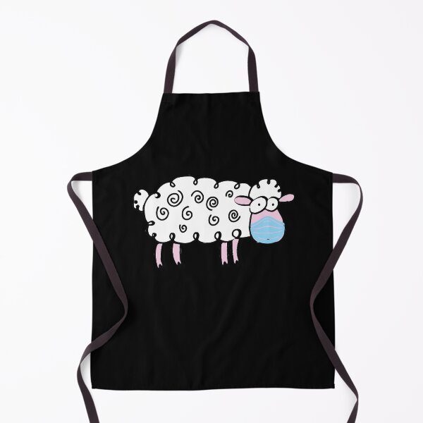 Item preview, Masked sheep Mask, cute sheep wearing mask designed and sold by Pattycool.