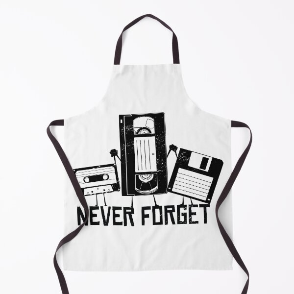 Item preview, Retro Vintage Cassette VHS Floppy Disk Never Forget designed and sold by TeesByMark.