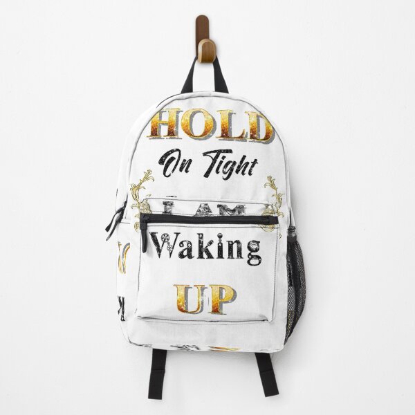 Item preview, Hold On Tight, I am waking up" Gold Quotes designed and sold by Jolly-Yosei.