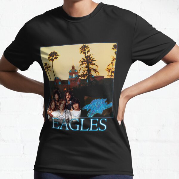 Eagles Hotel California 2020 Concert Tour T-Shirt Black Double Sided Size Mens L 