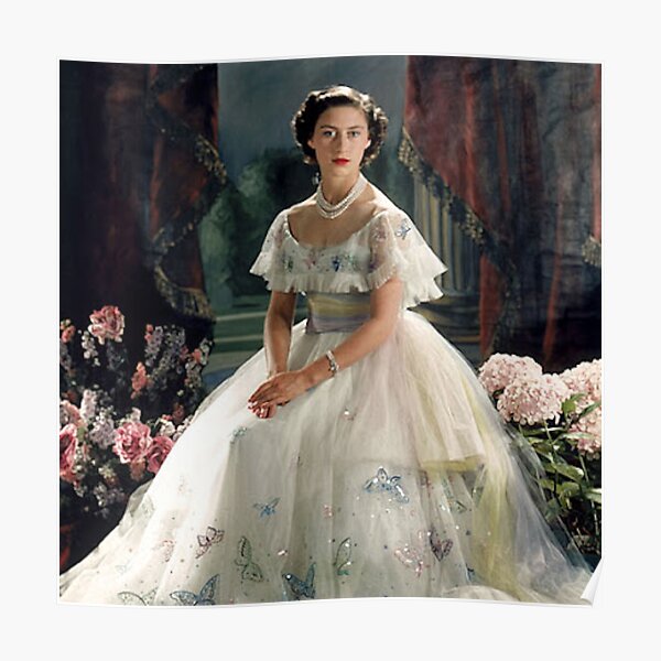 "Princess Margaret Portrait" Poster for Sale by alliehaggar | Redbubble
