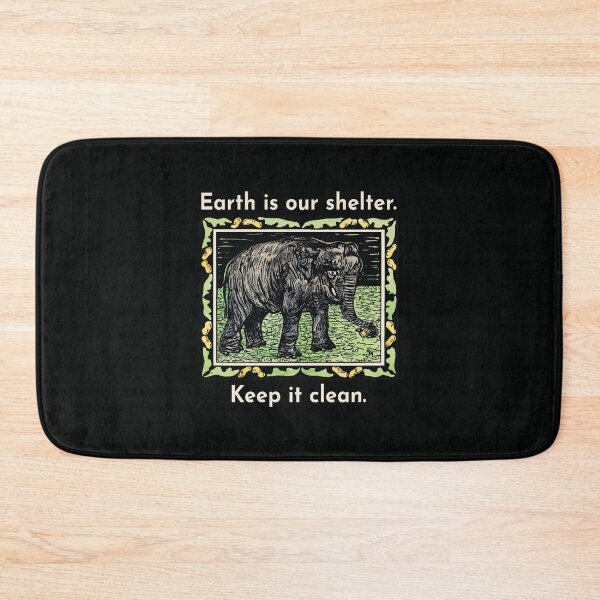Item preview, Save the Earth - Elephant with Bottle (Olifant met fles) by Theo van Hoytema designed and sold by Magic-Moon.