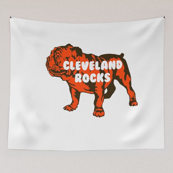 Item preview, Cleveland Rocks Bulldog designed and sold by ScapegoatPrints.