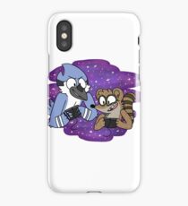 Mordecai and Rigby iPhone Case