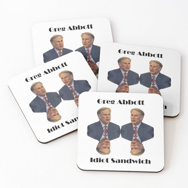 Item preview, Greg Abbott Texas state Governor Idiot sandwich design designed and sold by anins-azuree.