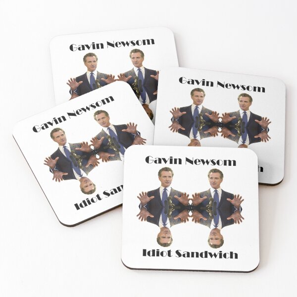 Item preview, Gavin Newsom California state Governor Idiot sandwich design designed and sold by anins-azuree.