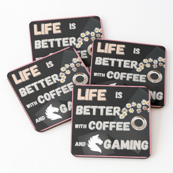 Item preview, Life is Better With Coffee And Gaming designed and sold by Lar888.