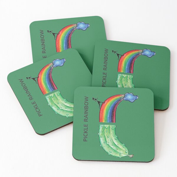 Item preview, PICKLE RAINBOW by FrankenDuo eucalyptus green designed and sold by FrankenDuo.