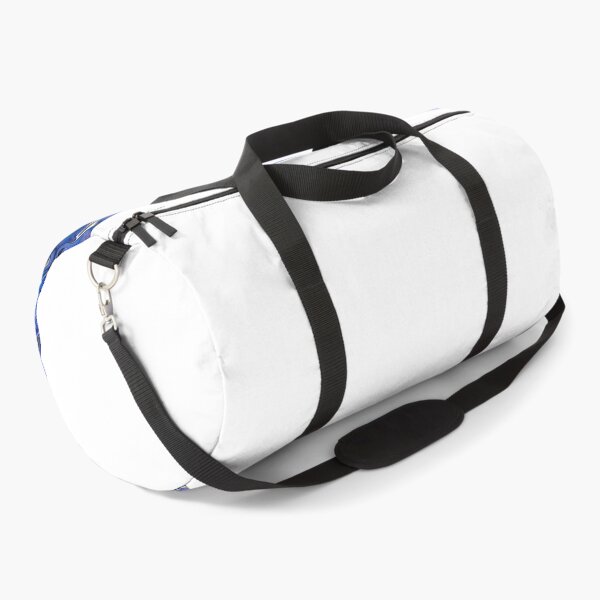 lovely beautiful blue color pattern Duffle Bag
