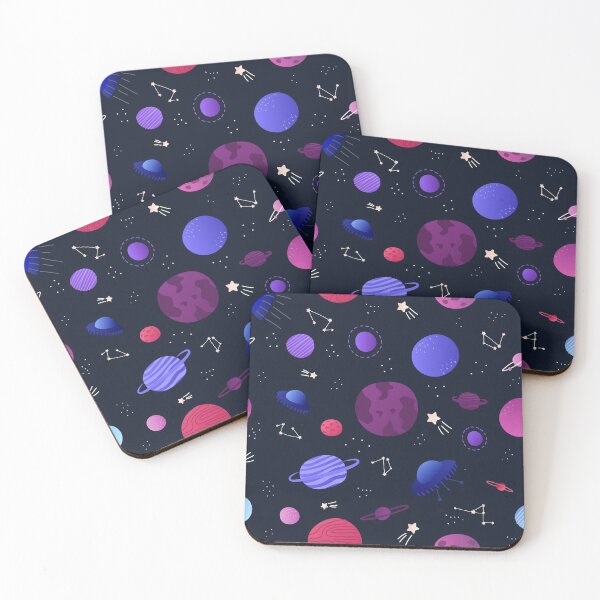 Item preview, Space concept with planets, stars and spaceships, astronomical design designed and sold by Lozovytska.