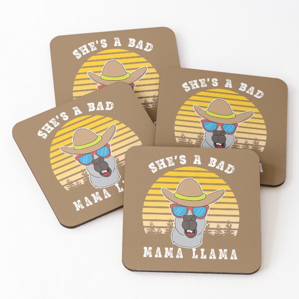 Item preview, She's A Bad Mama Llama , Mama Llama , Llama lovers designed and sold by Mekoooo.