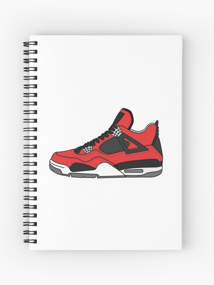 Cuaderno de espiral «Dibujos animados de Air Jordan» de bombermansajid |  Redbubble
