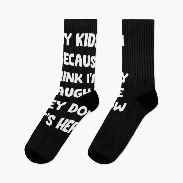 Item preview, My Kids Laugh Because They Think I'm Crazy I Laugh Because They Don't Know It's Hereditar vintage designed and sold by Niishouseca.