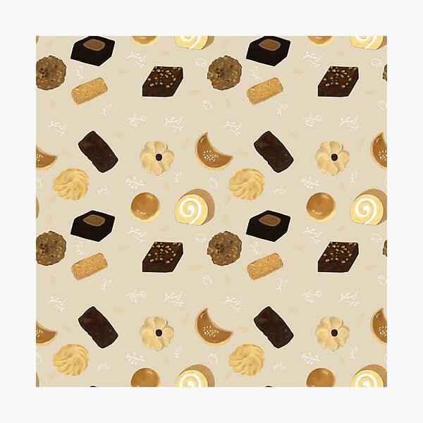 Artikelvorschau, Verschiedene Kekse Brownie Pattern entworfen und verkauft von JUSTCORLA.