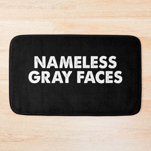 Item preview, NAMELESS GRAY FACES RETRO designed and sold by Niishouseca.