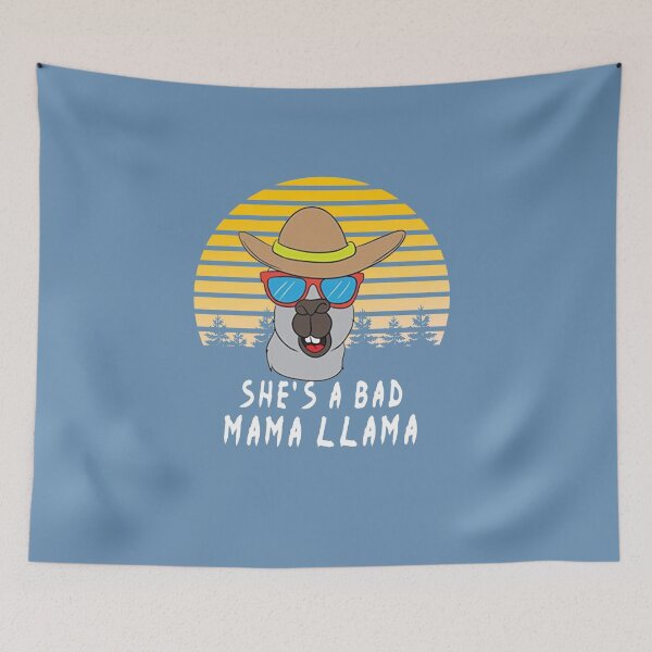 Item preview, She's A Bad Mama Llama , Mama Llama , Llama lovers designed and sold by Mekoooo.