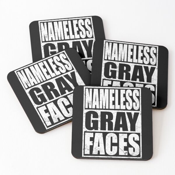 Item preview, NAMELESS GRAY FACES VINTAGE designed and sold by Niishouseca.
