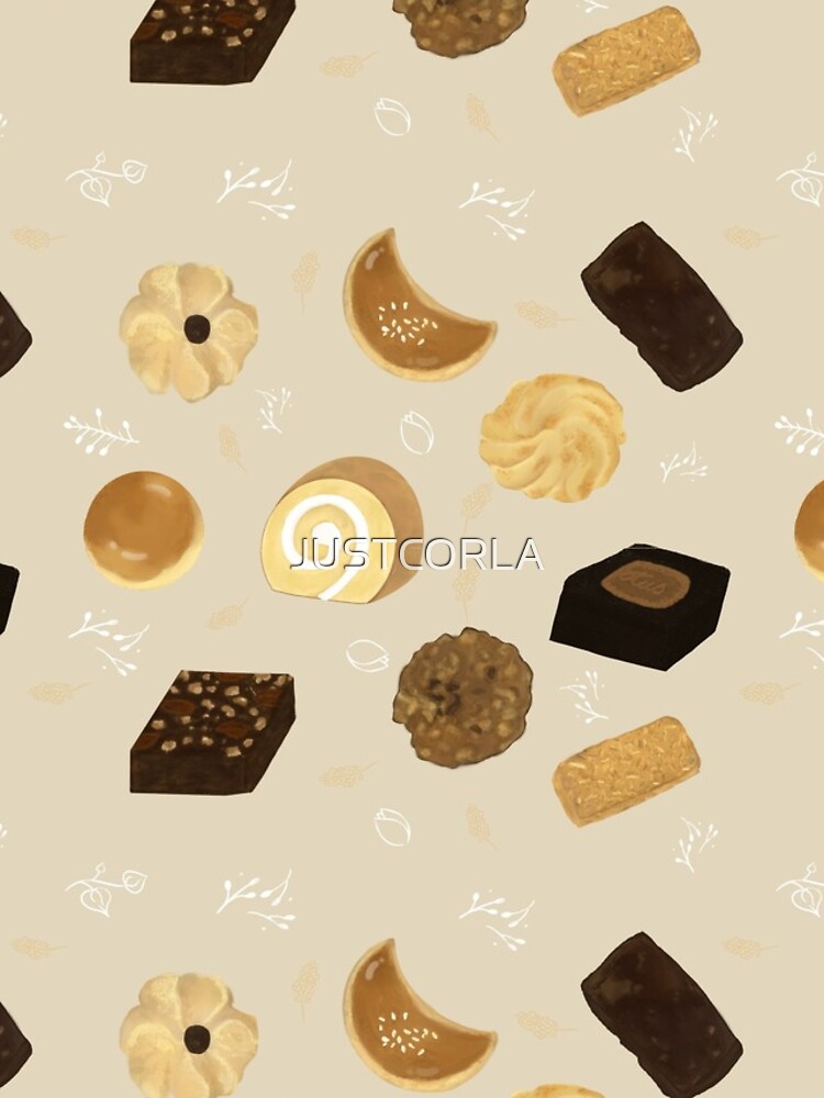 Thumbnail 4 of 4, iPhone Case, Assorted Cookies Brownie Pattern designed and sold by JUSTCORLA.