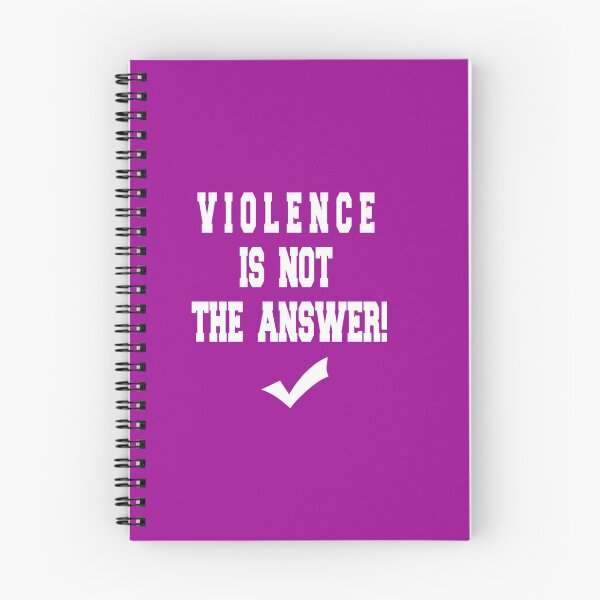 Item preview, VIOLENCE IS NOT THE ANSWER designed and sold by lugashok.