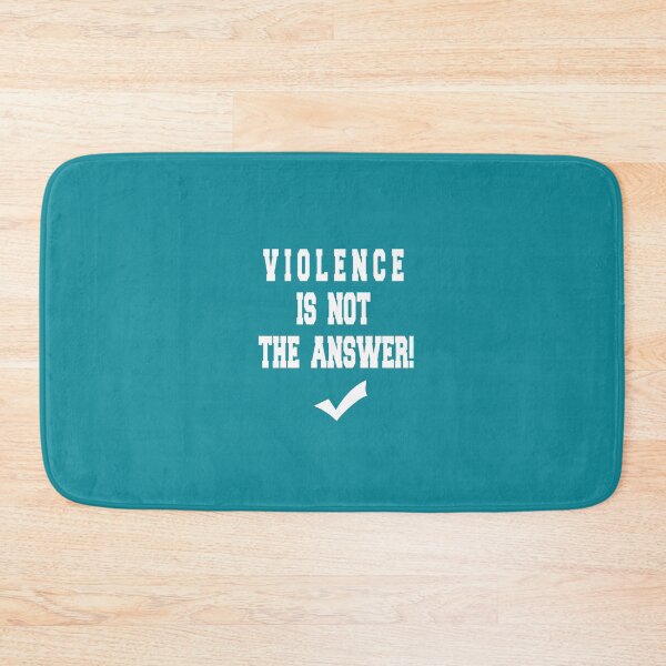 Item preview, VIOLENCE IS NOT THE ANSWER designed and sold by lugashok.