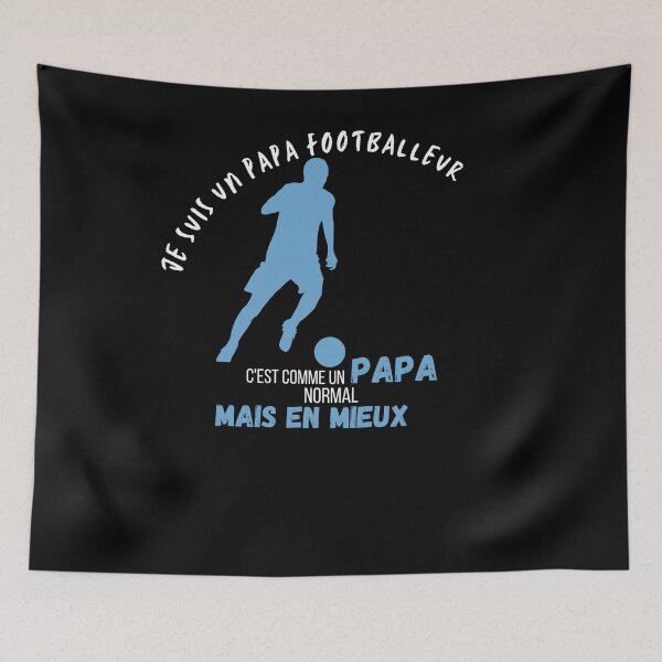 Item preview, I'm a footballer daddy humorous gift designed and sold by TeeJfm.