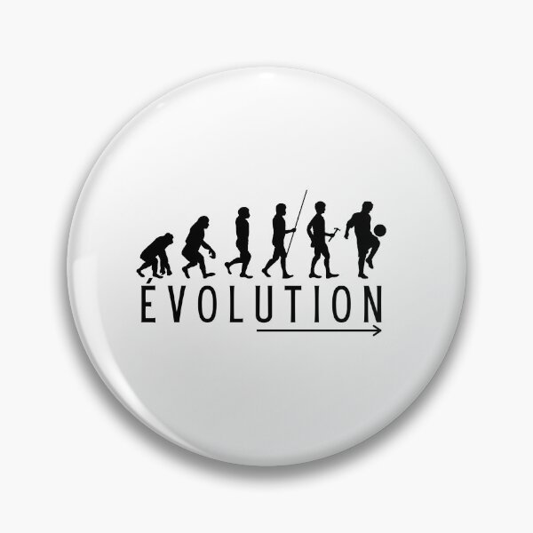 Item preview, Evolution from man to footballer humorous gift designed and sold by TeeJfm.