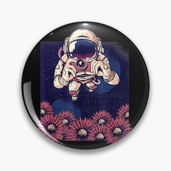 Item preview, Artistic Floral Space Photographer Astronaut designed and sold by mcinnesstore.