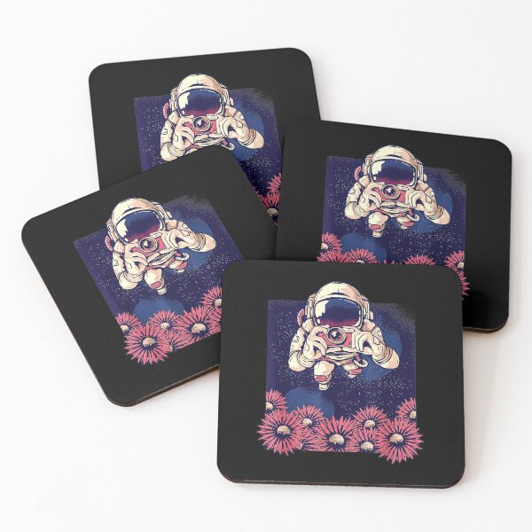 Item preview, Artistic Floral Space Photographer Astronaut designed and sold by mcinnesstore.