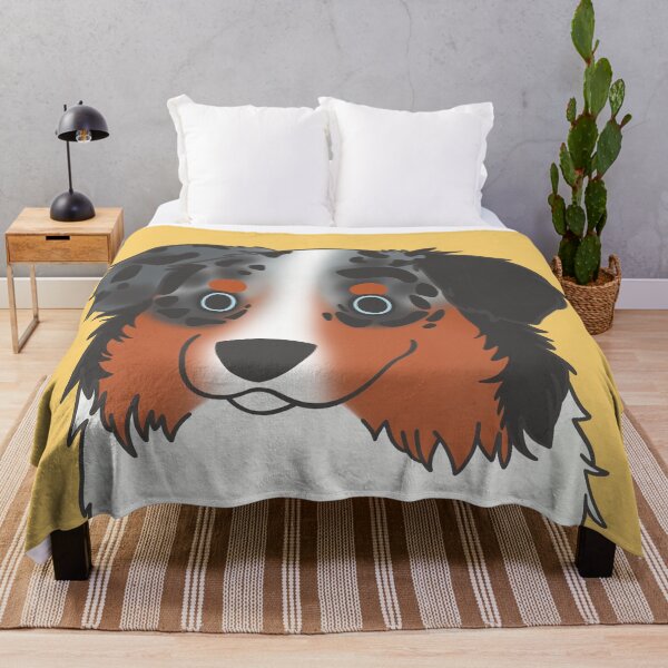 Item preview, australian shepherd - blue merle (yellow) designed and sold by hungrykate.