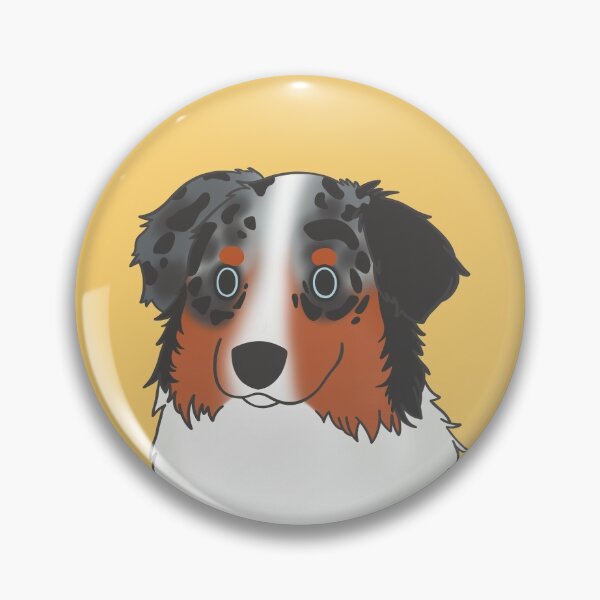 Item preview, australian shepherd - blue merle (yellow) designed and sold by hungrykate.