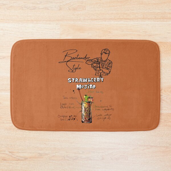 Item preview, Bartender Style Strawberry Mojito designed and sold by albix81.