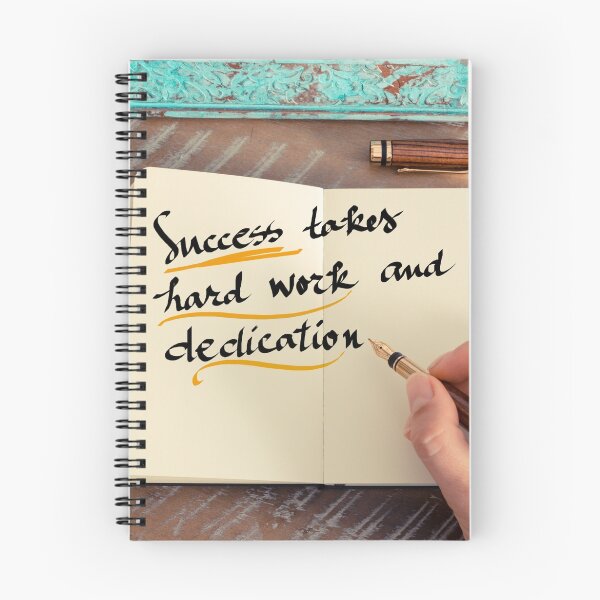 Item preview, Text SUCCESS TAKES HARD WORK AND DEDICATION designed and sold by Stanciuc.