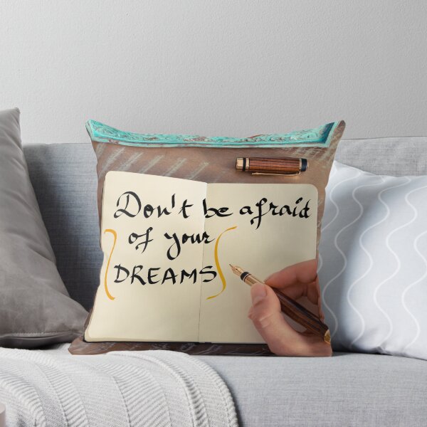 Item preview, Handwritten text DON'T BE AFRAID OF YOUR DREAMS designed and sold by Stanciuc.