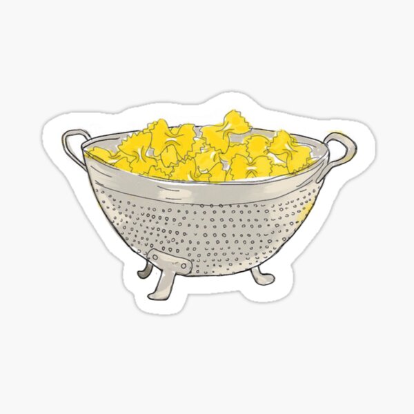 Sticker Muursticker pâtes italiennes - Pasta inpan - 120x80 cm