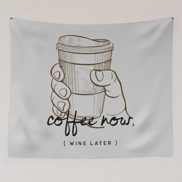 Item preview, Coffee Now Wine Later designed and sold by Mrunner.