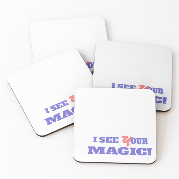 Item preview, I see your magic, thick font purple colors designed and sold by vibeno1.