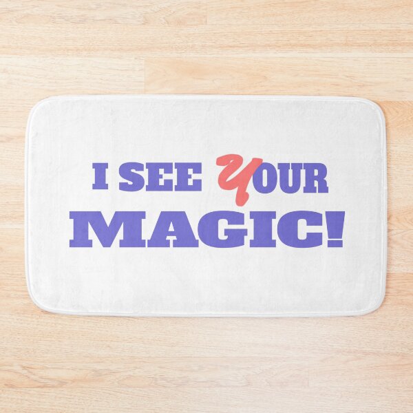 Item preview, I see your magic, thick font purple colors designed and sold by vibeno1.