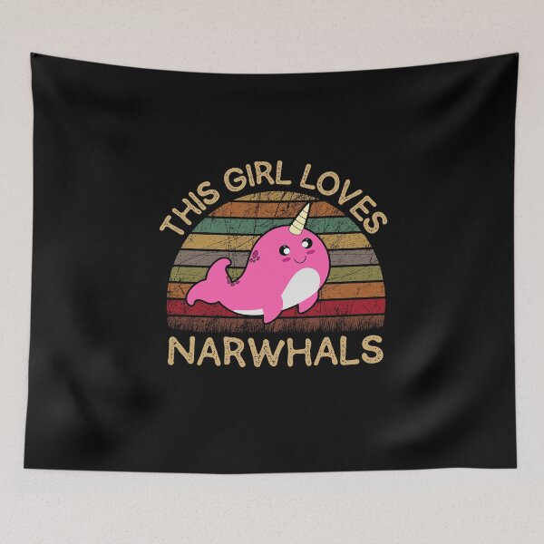 Item preview, Esta chica ama a los narvales Regalo divertido para amantes de las ballenas designed and sold by xtocky.